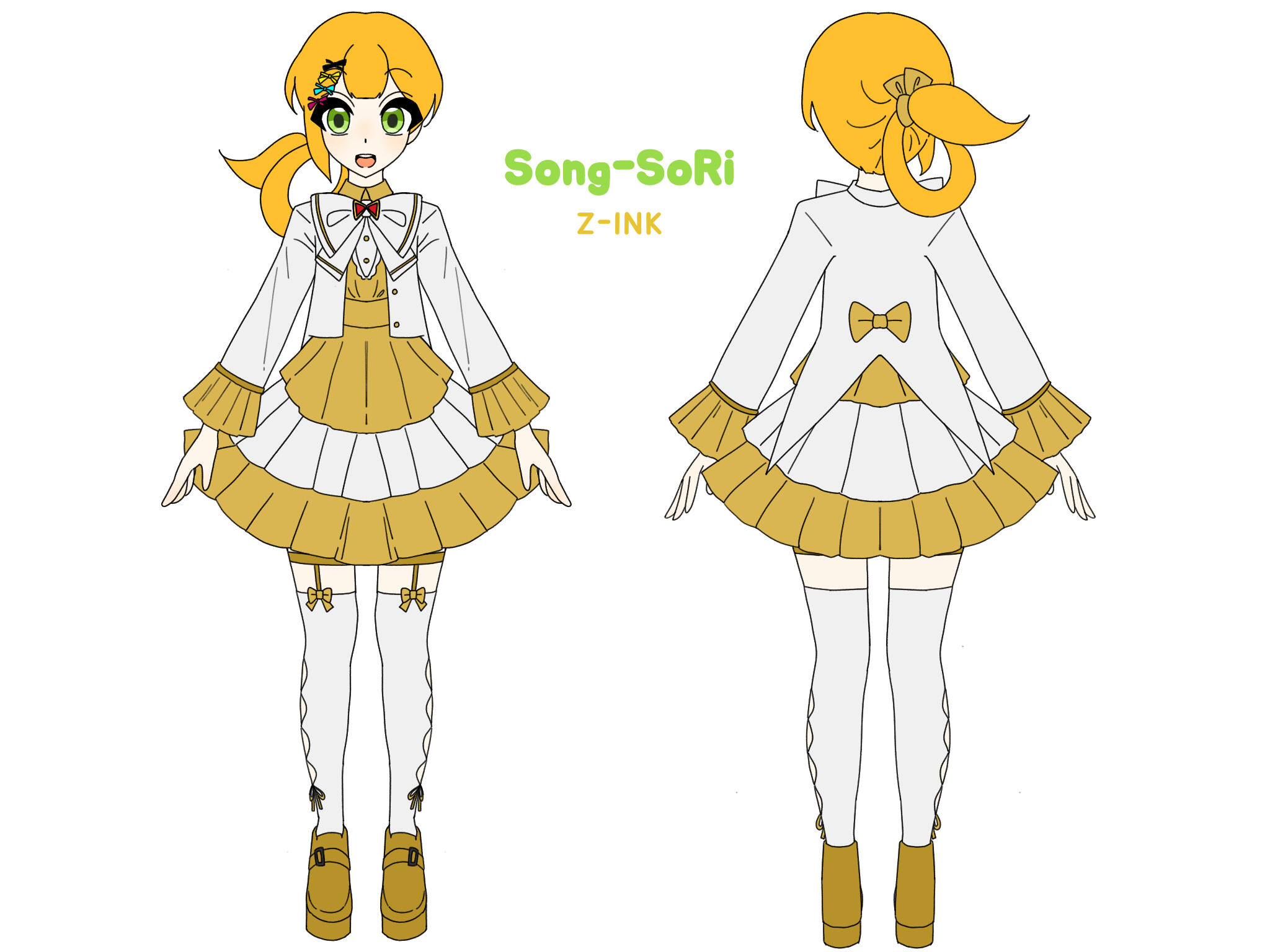 character sheet (Z-INK version, commission by Sato Yanagi)