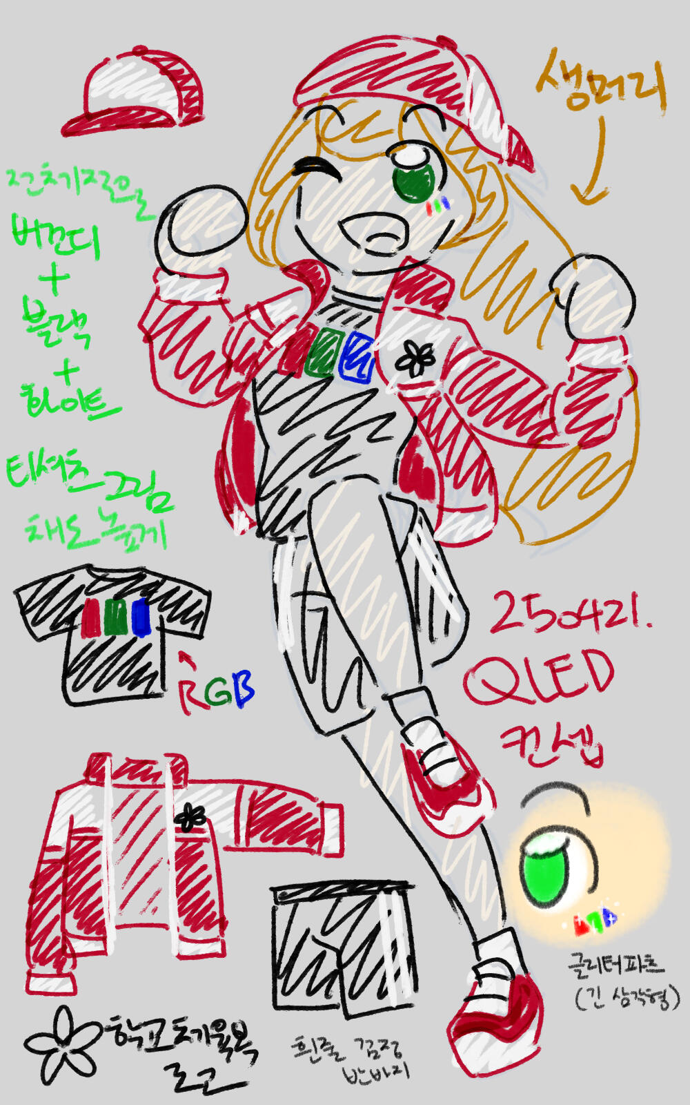 character concept art (QLED version)