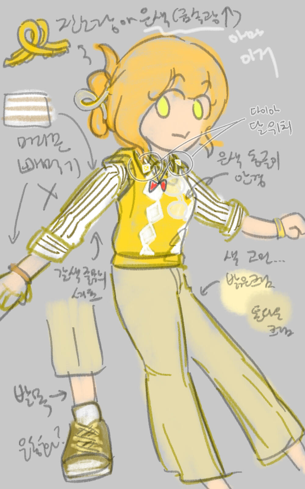 character concept art (Double Diamond version)